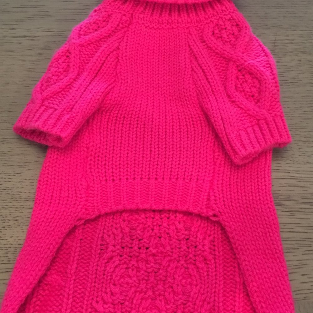 FUSCIA SWEATER FOR S,MALL DOG
